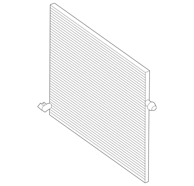 99500540364 - Radiator: Radiator for Mercedes-Benz: AMG GT 43, AMG GT 53, AMG GT 63, AMG GT 63 S, AMG GT C, AMG GT S, C63 AMG, C63 AMG S, E63 AMG S, GLC63 AMG, GLC63 AMG S Image