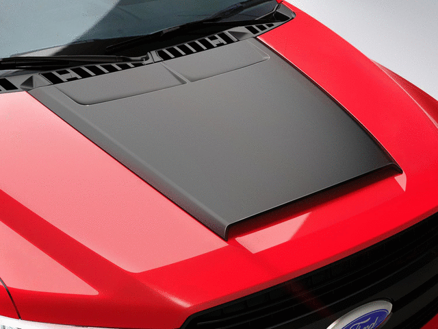 VJL3Z16C630A - : Scoop - Hood - Satin Black for Ford: F-150 Image