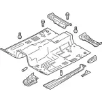FR3Z6311135A - Body: Front Floor Pan for Ford: Mustang Image