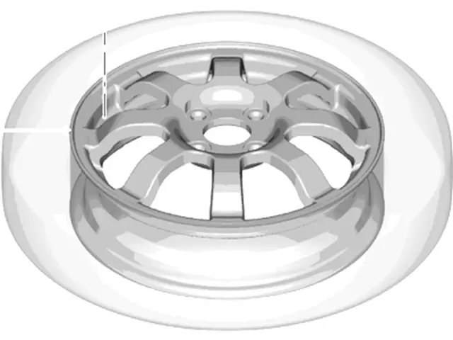 BE8Z1007A - Suspension: Spare Wheel for Ford: Fiesta Image