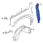 M1PZ16071A - : Insulator Pad for Ford: Bronco Sport Image