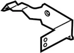 28316AM600 - : Control Module Bracket for Infiniti Image