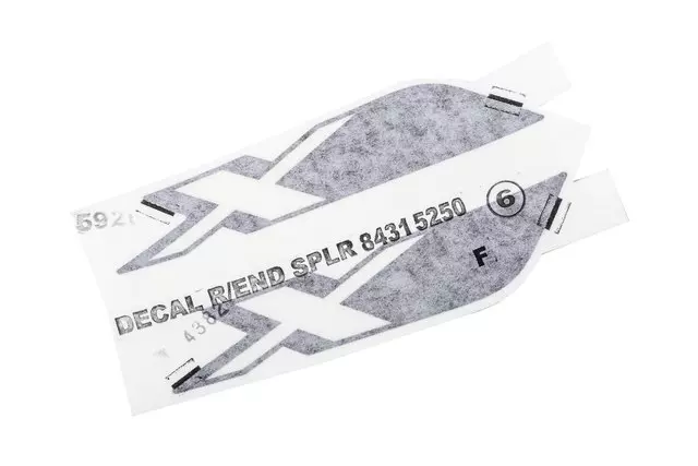 84315250 - Unclassified: Rear End Spoiler Decal for GM Image
