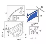 LB5Z78402A34AF - : 2020-2024 Ford - Sunshade for Ford: Explorer, Police Interceptor Utility Image