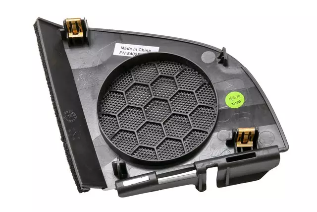 Jet Black Front Passenger Side Speaker Grille - GM (84025708)