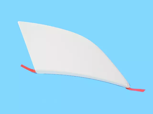 Rear Spoiler, Left - Mopar (5NN79TZZAB)