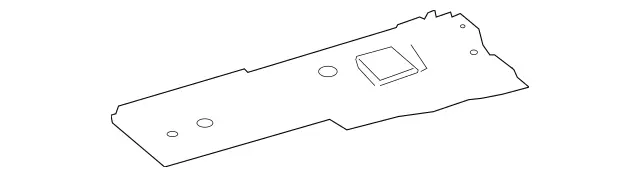 2136105002 - Substructure: Main Floor for Mercedes-Benz: AMG GT 43, AMG GT 53, AMG GT 63, AMG GT 63 S, AMG GT 63 S E Performance, CLS450, CLS53 AMG, E300, E350, E400, E43 AMG, E450, E53 AMG, E63 AMG S, GLC300, GLC43 AMG, GLC63 AMG, GLC63 AMG S Image image