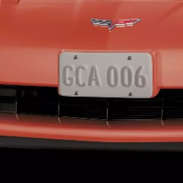 Front License Plate Holder - Torch Red (70U) - GM (19212645)