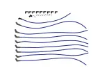 M12259C302 - : 9MM Spark Plug Wire Sets-"Ford Racing" for Ford Performance Parts Image