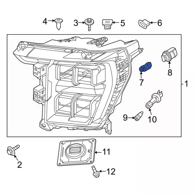 Signal Bulb - Ford (MB3Z-13466-H)