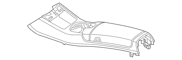 2226806103 - Panelling: Cap, Armrest for Mercedes-Benz Image