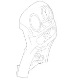 21383062008Q54 - : Rear Cover for Mercedes-Benz Image