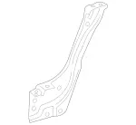 2316202414 - Cowl, Front Panel: Holder for Mercedes-Benz Image