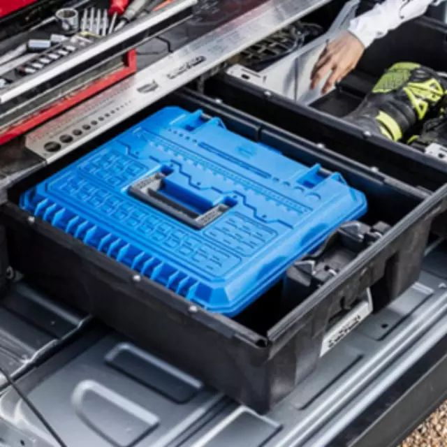 19371495 - Interior: Bed D-Boxandtrade; Storage By Deckedandreg for Chevrolet: Colorado, Express 2500, Express 3500, Express 4500, Silverado 1500, Silverado 1500 LTD, Silverado 2500 HD, Silverado 3500 HD | GMC: Canyon, Savana 2500, Savana 3500, Savana 4500, Sierra 1500, Sierra 1500 Limited, Sierra 2500 HD, Sierra 3500 HD Image