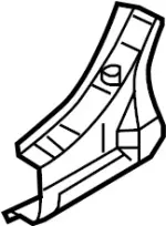 76719EG000 - Body: Front Extension for INFINITI: M35, M45 Image