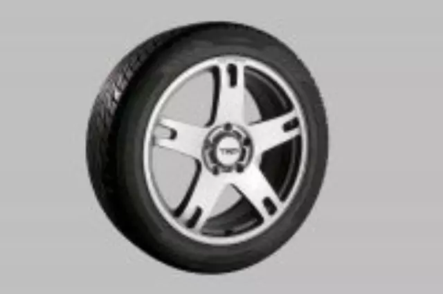 PTR3834080 - Wheels: Wheel TRD Forged Alloy Polished Anthracite 5 Spoke 22x9Inch for Toyota: Land Cruiser, Sequoia, Tundra Image