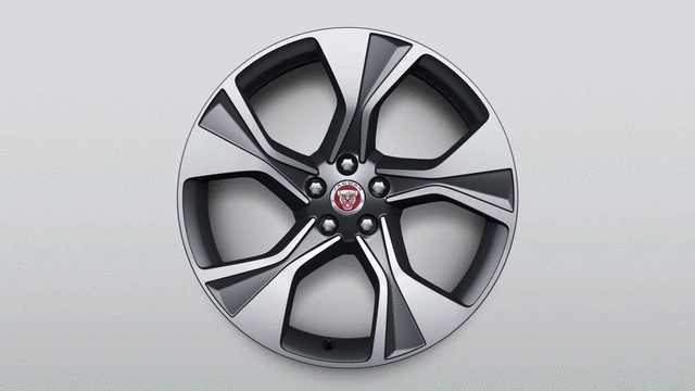 T2R43121 - : Alloy Wheel, 20 Inch Style 5102, 5 Spoke for Jaguar: F-Type Image