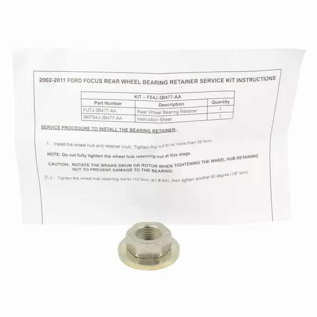 FS4Z3B477A - : Retainer Nut for Ford: Focus Image