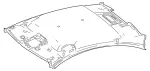 20769043007L34 - Body: Headliner for Mercedes-Benz Image