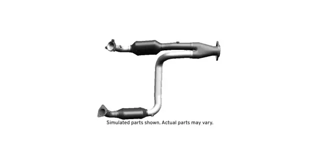 15804783 - : Part# 15804783 3-Way Catalytic Converter with Pipes, Flanges, and Bushings for Hummer: H2 Image