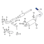 NL3Z5202C - : Tail Pipe Extension for Ford: F-150 Image