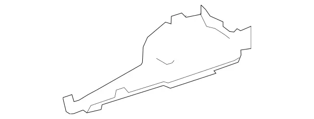 1666809507 - Substructure: Cover for Mercedes-Benz: GLE300d, GLE350, GLE400, GLE43 AMG, GLE450 AMG, GLE63 AMG, GLE63 AMG S, ML250, ML350, ML400, ML550, ML63 AMG Image image