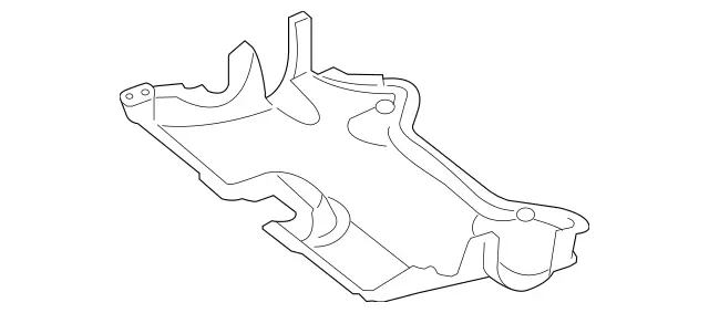 2045203223 - Chassis Sheet Metal Parts/Air Intake: Noise Capsule for Mercedes-Benz: C250, C350, C63 AMG, E250, E350 Image image