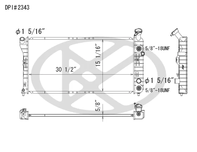 A2343 - Cooling Systems: Koyorad Radiator for Koyo Image