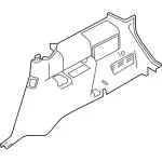 DA8Z7431112AA - Body: Lower Quarter Trim for Ford: Flex Image