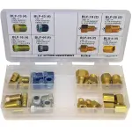 BLFA9 - : 1/4 Tube Nut, Union, Adapter Fitting Assortment, 8 SKU, BLFA-9 for AGS Image