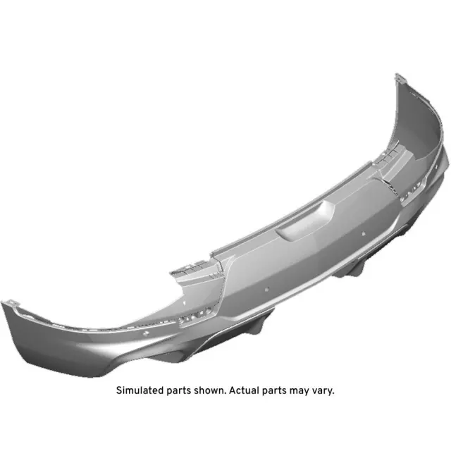 84897352 - : Black Rear Bumper Lower Fascia for Chevrolet: Blazer Image