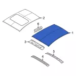 AE8Z5450202A - Body: Roof Panel for Ford: Fiesta Image