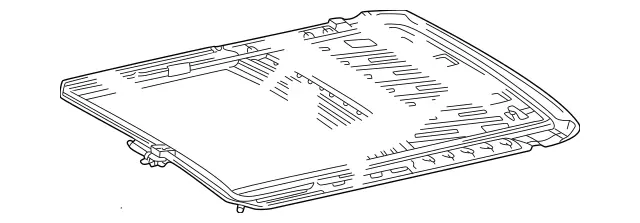 2037800329 - Sliding Roof: Frame for Mercedes-Benz: C240, C32 AMG Image image