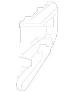 2178851314 - Body: Radar Sensor Bracket for Mercedes-Benz Image