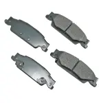 ACT922 - : Akebono ProACT Ultra Premium Ceramic Disc Brake Pad Kit for AKEBONO Image