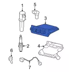 8U7Z12A650XARM - : ECM for Ford: Escape | Mercury: Mariner Image