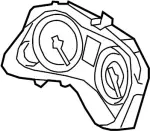 248206AK4B - Body: Cluster Housing for Infiniti Image