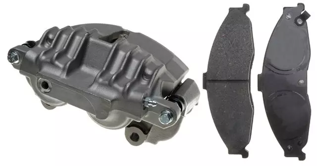 89036521 - : Front Driver Side Disc Brake Caliper Assembly (Loaded Non-Coated), Remanufactured for GM Image