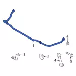 7C3Z5482H - Suspension: Stabilizer Bar for Ford: F-450 Super Duty Image
