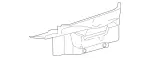 23069025419C79 - Body: Trunk Side Trim for Mercedes-Benz Image