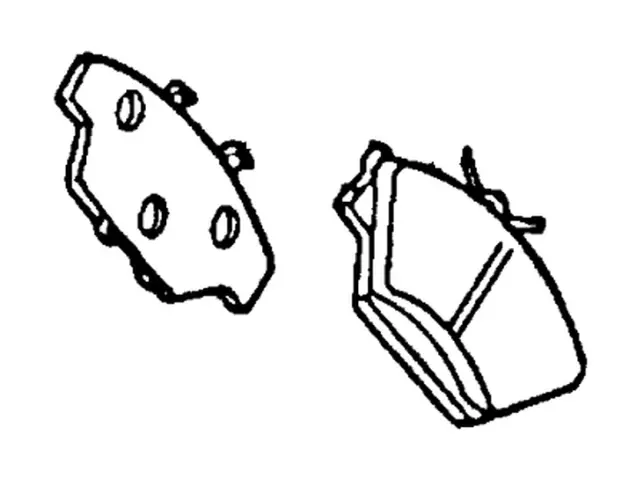 BR36B - Brakes: Front Pads for Ford: Country Squire, LTD, LTD Crown Victoria, Mustang | Mercury: Colony Park, Grand Marquis Image