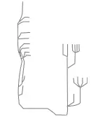 2215404132 - Electrical System: Electric Line for Mercedes-Benz Image