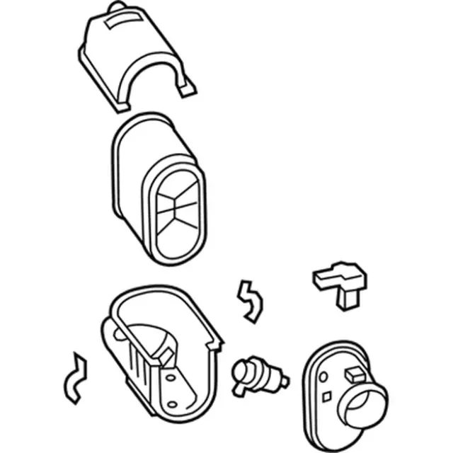 8C3Z9600C - Engine: Air Cleaner Assembly for Ford: F-250 Super Duty, F-350 Super Duty, F-450 Super Duty Image
