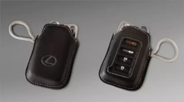 PT9400013020 - Electronics: Key Glove, L Logo, Gray Stitching for Lexus: ES350, GS Turbo, GS350, GS450h, IS250, IS350, LS460, LS600h, LX570, NX200t, NX300h, RC Turbo, RC300, RC350, RX350, RX450h Image