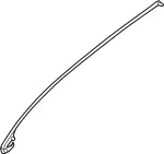 802802Y000 - Body: Upper Molding for Infiniti Image