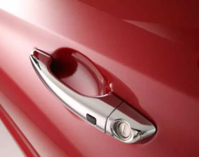 148ADU02 - Exterior: 2022-2025 Hyundai Santa Fe Elantra Accent 2022-2025 2023 Palisade Applique Door Handle Pocket for Hyundai: Accent, Elantra, Elantra N, Palisade, Santa Fe, Sonata, Venue Image