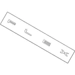 DA8Z5842528A - : Nameplate for Ford: Flex Image
