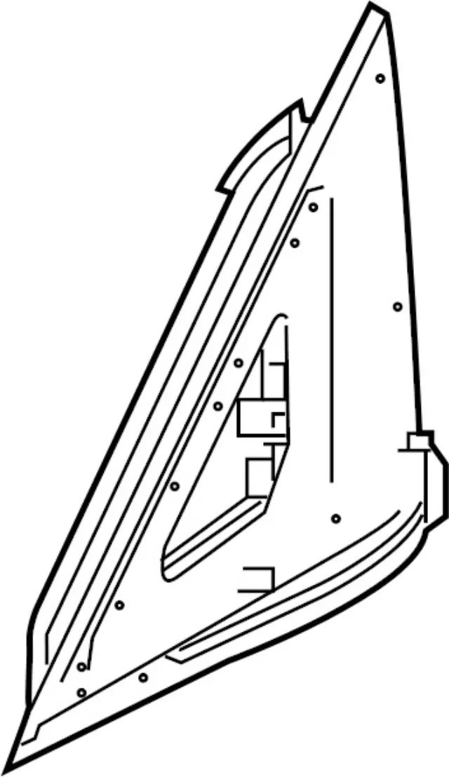 963594AM0A - Body: Mirror Assembly Gasket for INFINITI: Q70, Q70L Image