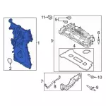 KB3Z6019C - Engine: Front Cover for Ford Image