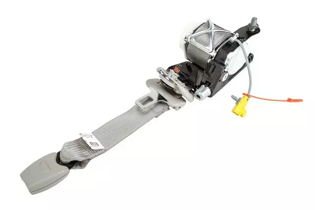 Part# 19259198 Titanium Passenger Seat Belt with Retractor and Pre-Tensioner - GM (19259198)